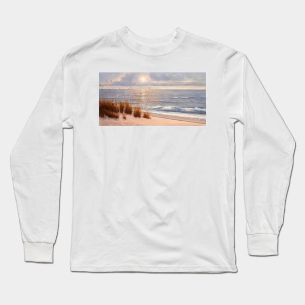 Seashore Long Sleeve T-Shirt by dartist